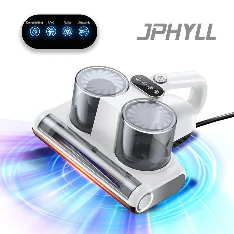 JPHYLL Mattress Mite Remover Vacuum Cleaner - 6 in 1 Lightweight Handh【Enhanced Cleaning Performance】Boasting up to 16Kpa suction, 500W stable power, unobstructed widened suction port, this professional bed vacuum cleaner saving your tNovaCartNovacartMattress Mite Remover