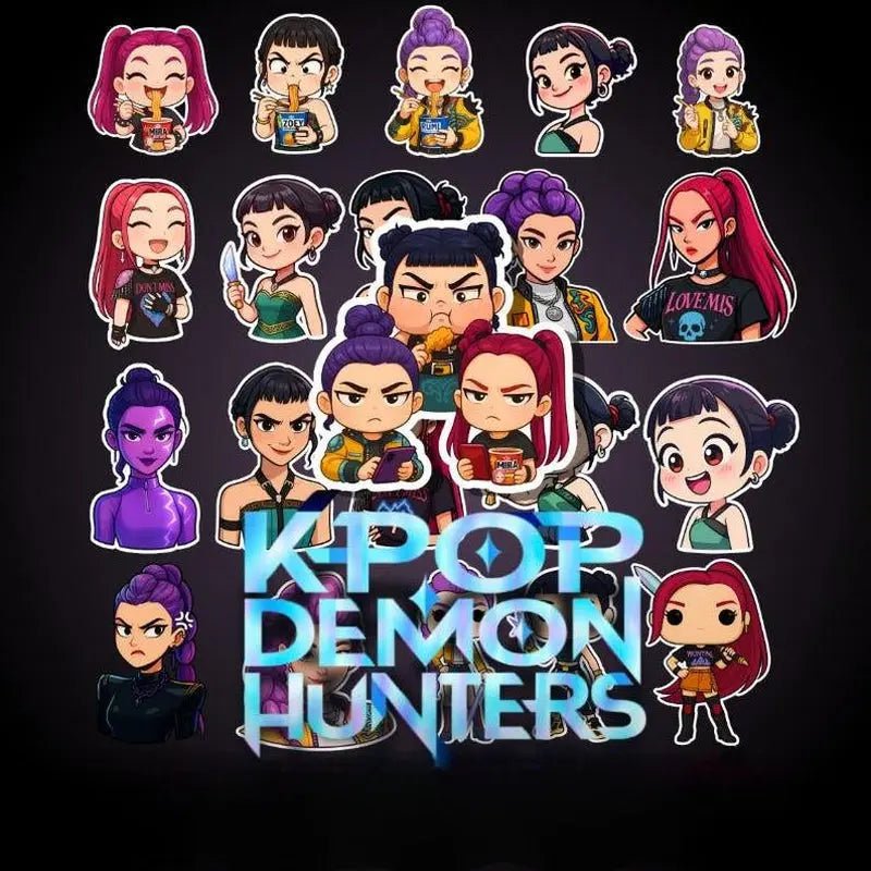 KPOP Demon Hunters Sticker | 20+ Hunterix | Zoey Mira Rumi Digital KpoNew Kiss-Cut Sticker | Funny Vinyl Decal for IndoorDecor
 
WELCOME TO OUR STORE!
 
HOW TO ORDER. 

Check product photos for size options.
Select your size from the dNovaCartNovacartKPOP Demon Hunters Sticker