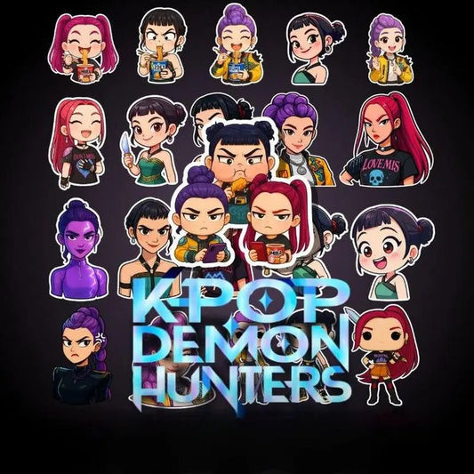 KPOP Demon Hunters Sticker | 20+ Hunterix | Zoey Mira Rumi Digital KpoNew Kiss-Cut Sticker | Funny Vinyl Decal for IndoorDecor
 
WELCOME TO OUR STORE!
 
HOW TO ORDER. 

Check product photos for size options.
Select your size from the dNovaCartNovacartKPOP Demon Hunters Sticker