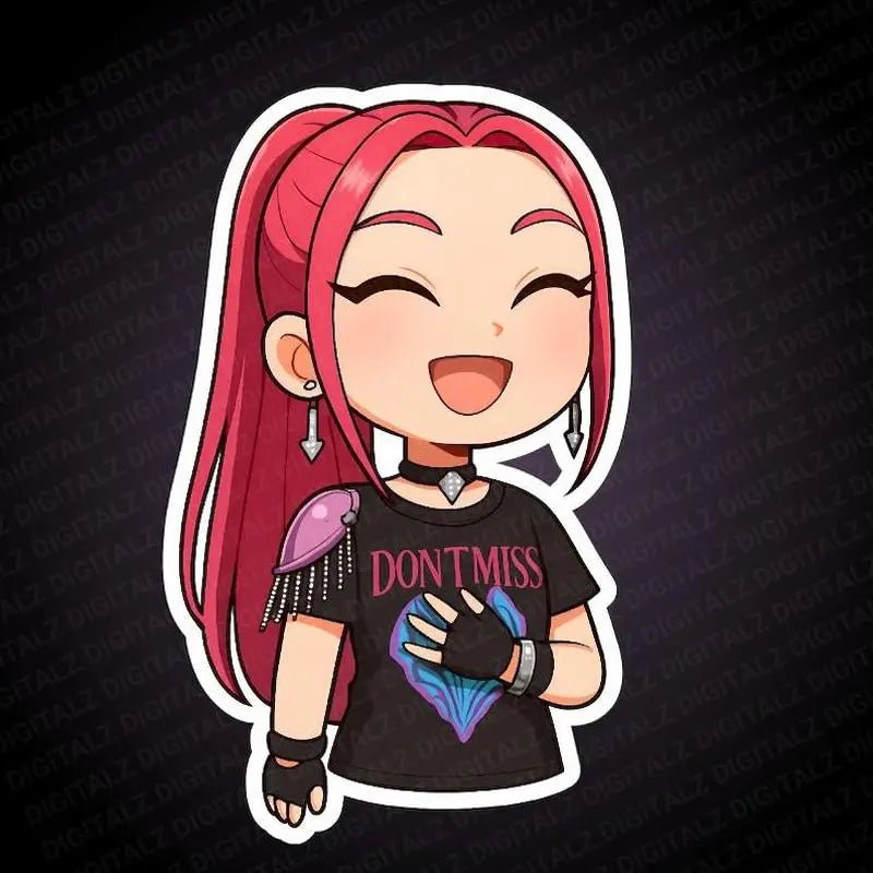 KPOP Demon Hunters Sticker | 20+ Hunterix | Zoey Mira Rumi Digital KpoNew Kiss-Cut Sticker | Funny Vinyl Decal for IndoorDecor
 
WELCOME TO OUR STORE!
 
HOW TO ORDER. 

Check product photos for size options.
Select your size from the dNovaCartNovacartKPOP Demon Hunters Sticker