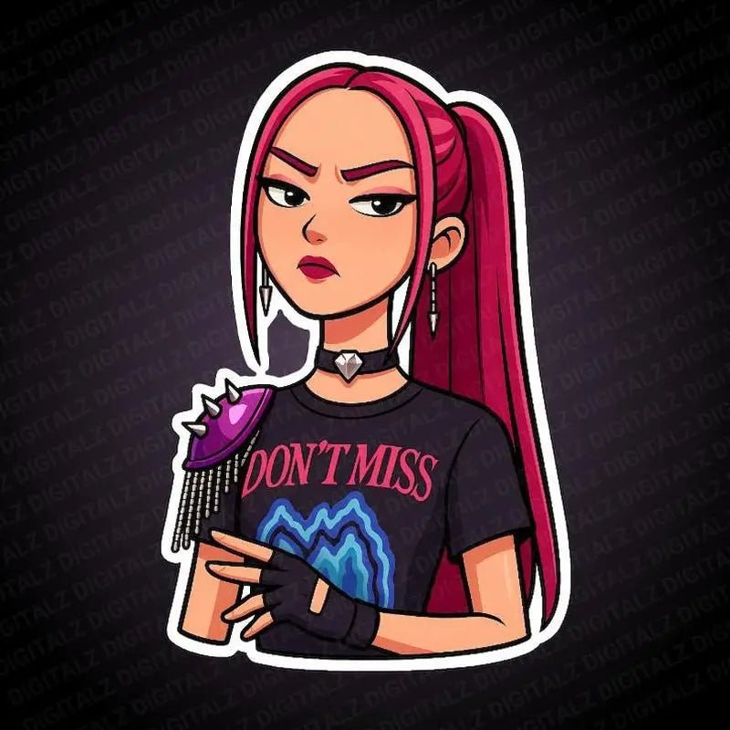 KPOP Demon Hunters Sticker | 20+ Hunterix | Zoey Mira Rumi Digital KpoNew Kiss-Cut Sticker | Funny Vinyl Decal for IndoorDecor
 
WELCOME TO OUR STORE!
 
HOW TO ORDER. 

Check product photos for size options.
Select your size from the dNovaCartNovacartKPOP Demon Hunters Sticker