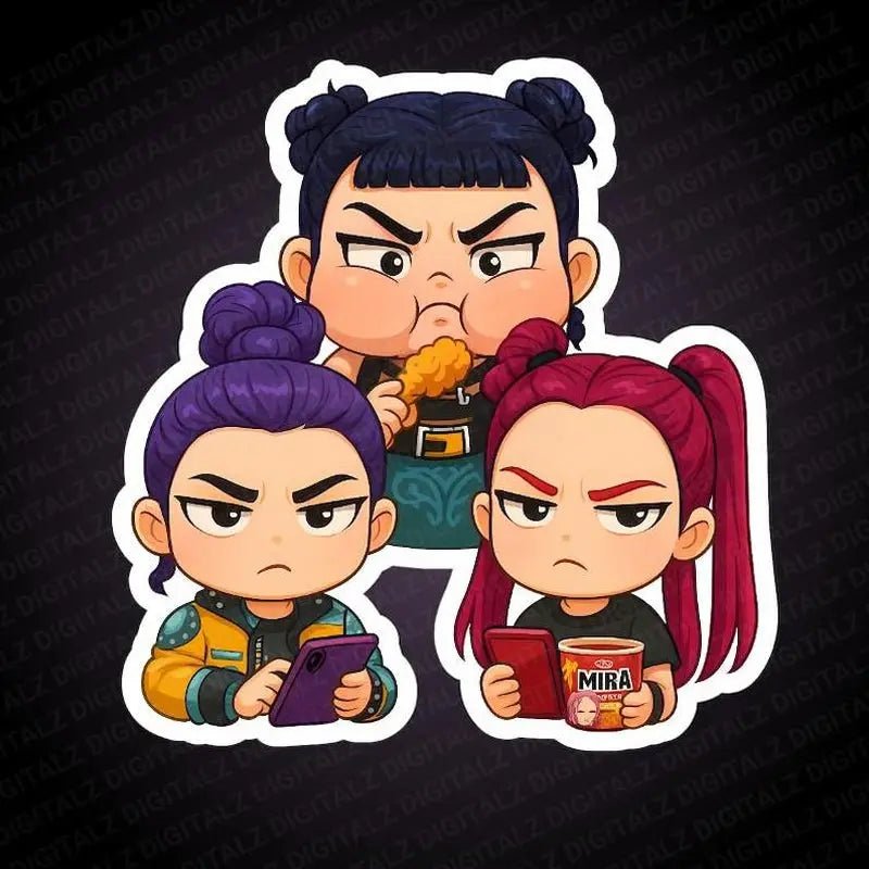 KPOP Demon Hunters Sticker | 20+ Hunterix | Zoey Mira Rumi Digital KpoNew Kiss-Cut Sticker | Funny Vinyl Decal for IndoorDecor
 
WELCOME TO OUR STORE!
 
HOW TO ORDER. 

Check product photos for size options.
Select your size from the dNovaCartNovacartKPOP Demon Hunters Sticker