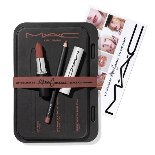 LIP COMBO by @ALEXCONSANILimited-Edition Lip Combo, Curated by Alex Cosani, Lip Pencil/Matte Lipstick/Squirt
Take home the lip combo of the year with Alex Consani’s signature M·A·C lip look.NovaCartNovacartLimited-Edition Lip Combo