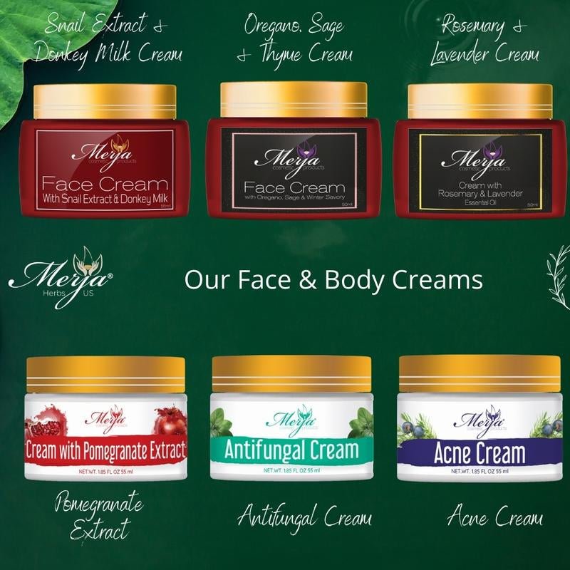 Merja Face & Foot Cream - All Skin Types - Hydrating - Novacart