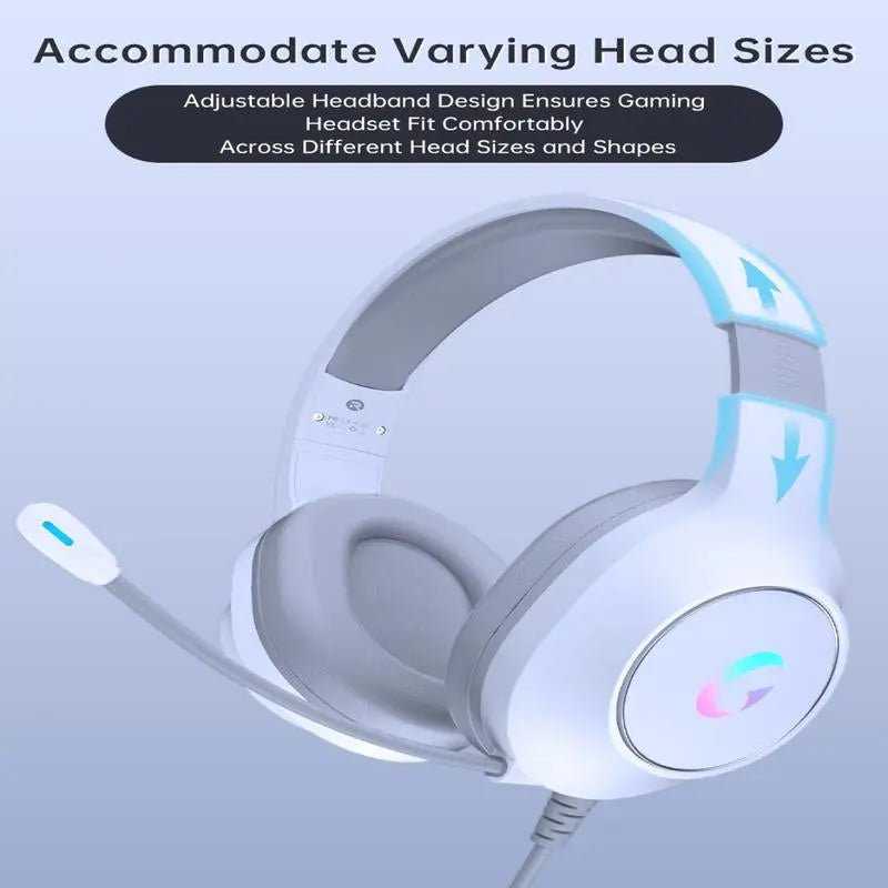 Microphone Active Noise Reduction Gaming Headset, Head-Mounted Wired H🎧【7.1 𝙋𝙧𝙤𝙛𝙚𝙨𝙨𝙞𝙤𝙣𝙖𝙡 𝙎𝙪𝙧𝙧𝙤𝙪𝙣𝙙 𝙎𝙤𝙪𝙣𝙙 𝙎𝙥𝙚𝙖𝙠𝙚𝙧𝙨】Gaming headset with mic wired feature a 50mm dynamic driver and a PET material large diaNovaCartNovacartActive Noise Reduction Gaming Headset