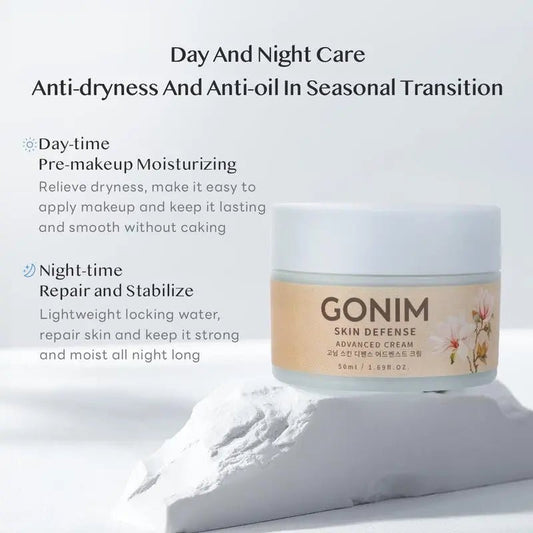 Moisturizing and Repair Face Cream with Ice Cream Texture for All SkinMoisturizing Face Cream: Experience Ice Cream Texture Bliss

Product Description:
Experience the essence of Korean beauty with GONIM Repair Cream, co-created by CoreNovaCartNovacartMoisturizing and Repair Face Cream