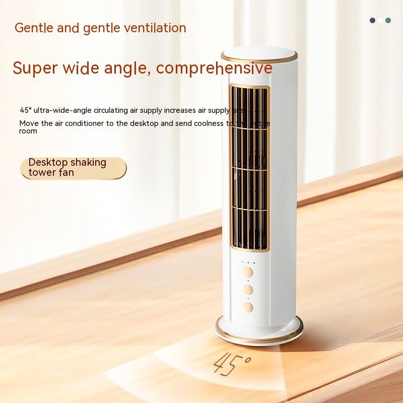Multifunctional Night Light Tower Fan Usb Portable Rechargeable Small Fan - Novacart