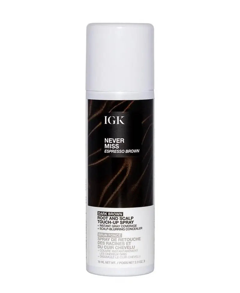 Never Miss Root and Scalp Touch-Up SprayInstantly cover grays, regrowth, and thinning areas with this temporary root touch-up spray. The transfer-resistant formula uses Waterproof Barrier Technology for naNovaCartNovacartRoot and Scalp Touch-Up Spray