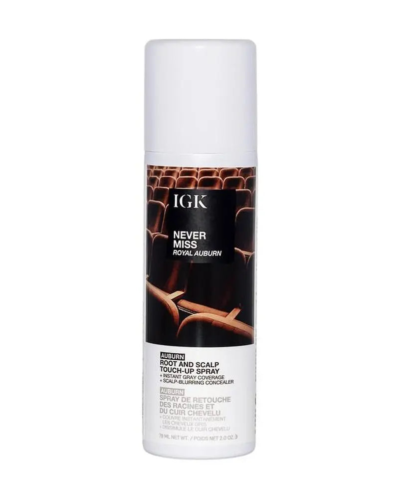 Never Miss Root and Scalp Touch-Up SprayInstantly cover grays, regrowth, and thinning areas with this temporary root touch-up spray. The transfer-resistant formula uses Waterproof Barrier Technology for naNovaCartNovacartRoot and Scalp Touch-Up Spray