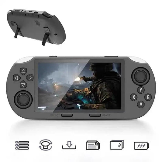 New York Warehouse Local Shipping SF3000 Handheld Retro Pocket Gaming 4.5 Inch lPS Screen: Enjoy a 4.5-inch lPS screen thatprovides a clear and vibrant display, enhancing yourgaming experience.
Wireless Mini Portable Game Player: This NovaCartNovacartNew York Warehouse