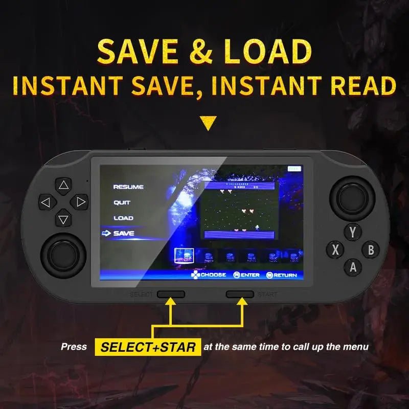 New York Warehouse Local Shipping SF3000 Handheld Retro Pocket Gaming 4.5 Inch lPS Screen: Enjoy a 4.5-inch lPS screen thatprovides a clear and vibrant display, enhancing yourgaming experience.
Wireless Mini Portable Game Player: This NovaCartNovacartNew York Warehouse