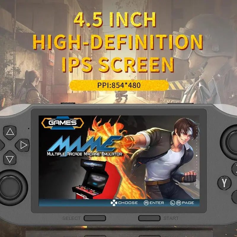 New York Warehouse Local Shipping SF3000 Handheld Retro Pocket Gaming 4.5 Inch lPS Screen: Enjoy a 4.5-inch lPS screen thatprovides a clear and vibrant display, enhancing yourgaming experience.
Wireless Mini Portable Game Player: This NovaCartNovacartNew York Warehouse