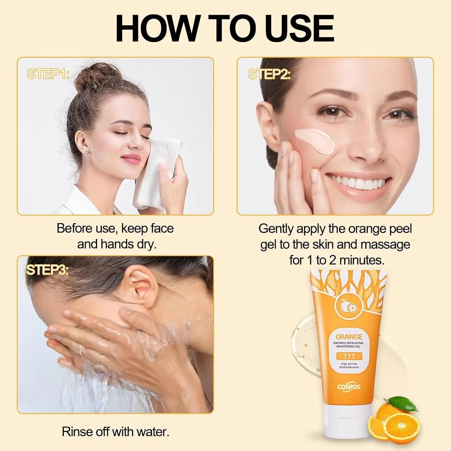 Orange Exfoliating Gel Scrub for Face and Body - Deep Cleansing PeelinCleansing &amp; Exfoliating: The Orange Exfoliating Gel Scrub is designed to provide an instant cleansing and moisturizing experience for both your face and body. ThMAEUSNovacartOrange Exfoliating Gel