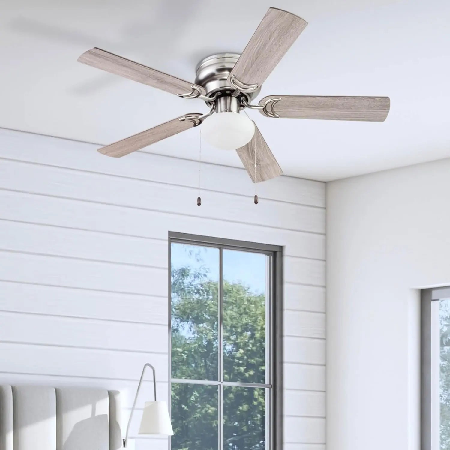 Prominence Home Alvina Traditional 44 Inch Ceiling Fan with Light, LEDIndoor Ceiling Fan Cools Smaller Rooms: This 44 inch indoor fan is ideal for indoor spaces up to 100 sq. ft., such as guest bedrooms, offices, kitchens, and dens; InProminence HomeNovacartProminence Home Alvina