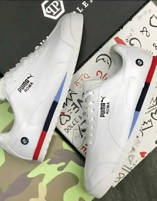 Puma Roma Shoes X BMW Motorsports Shoes For Men – WhiteJewelleryDropdashNovacartPuma Roma Shoes