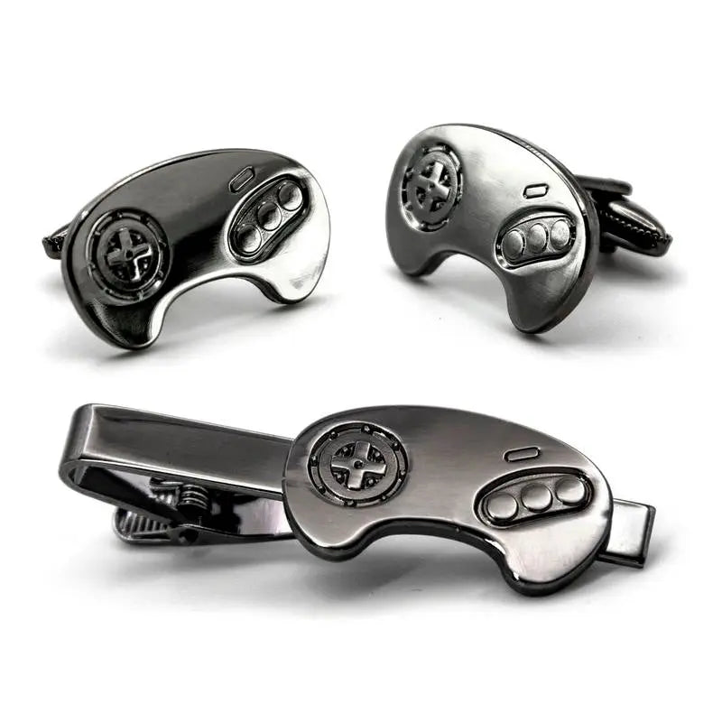 Retro Game Controller Cufflinks, Classic NES Gaming Tie Clip, Men'S JeIntroducing our Retro Gaming Controller Cufflinks and Tie Clip Sets, a nostalgic accessory for gamers and retro enthusiasts alike! Whether you're gearing up for a foNovaCartNovacartRetro Game Controller
