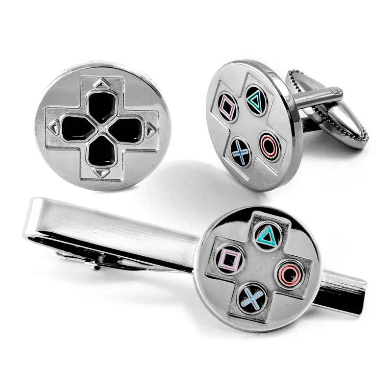 Retro Game Controller Cufflinks, Classic NES Gaming Tie Clip, Men'S JeIntroducing our Retro Gaming Controller Cufflinks and Tie Clip Sets, a nostalgic accessory for gamers and retro enthusiasts alike! Whether you're gearing up for a foNovaCartNovacartRetro Game Controller