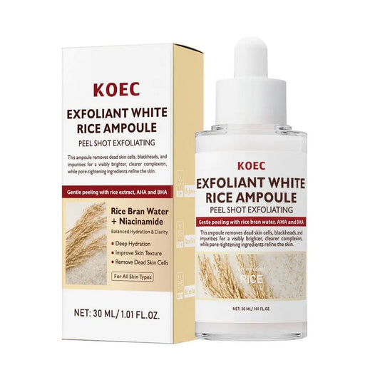Rice Ampoule Exfoliating Essence Glow Rice Peeling Ampoule Soft ExfolieBay






Description



Description:Applicable skin type: universalNet content: 30ml/1ozSpecification: Normal specificationShelf life: 3 yearsFeatures:Rice extractNovaCartNovacartRice Exfoliating Essence