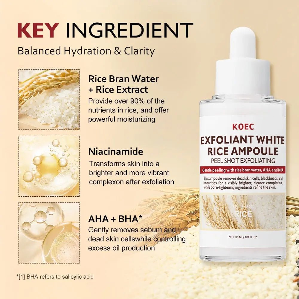 Rice Ampoule Exfoliating Essence Glow Rice Peeling Ampoule Soft ExfolieBay






Description



Description:Applicable skin type: universalNet content: 30ml/1ozSpecification: Normal specificationShelf life: 3 yearsFeatures:Rice extractNovaCartNovacartRice Exfoliating Essence