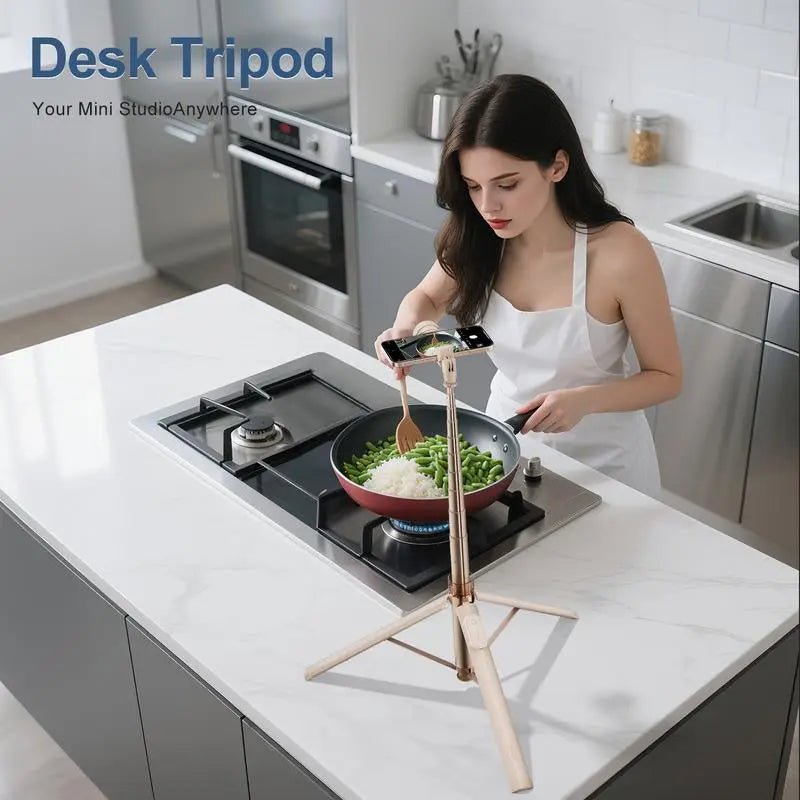 SEAJIC Automatic Tripod for Iphone, 66"Phone Tripod Selfie Stick for CThe world's first tripod that automatically pops open when placed on the ground!
This is a brand-new upgrade of the world's first stand that automatically pops open NovaCartNovacartAutomatic Tripod for Iphone
