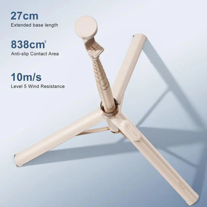 SEAJIC Automatic Tripod for Iphone, 66"Phone Tripod Selfie Stick for CThe world's first tripod that automatically pops open when placed on the ground!
This is a brand-new upgrade of the world's first stand that automatically pops open NovaCartNovacartAutomatic Tripod for Iphone