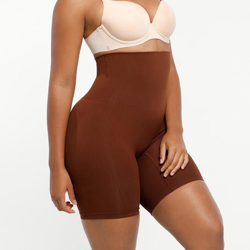 Shapellx Shapewear Sculpting Shorts for Women Seamless High Waisted Body Shaper Thigh Slimming Underwear - Novacart