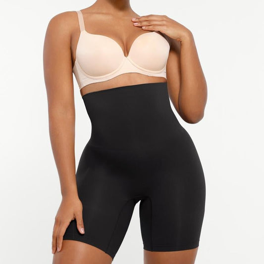 Shapellx Shapewear Sculpting Shorts for Women Seamless High Waisted Body Shaper Thigh Slimming Underwear - Novacart
