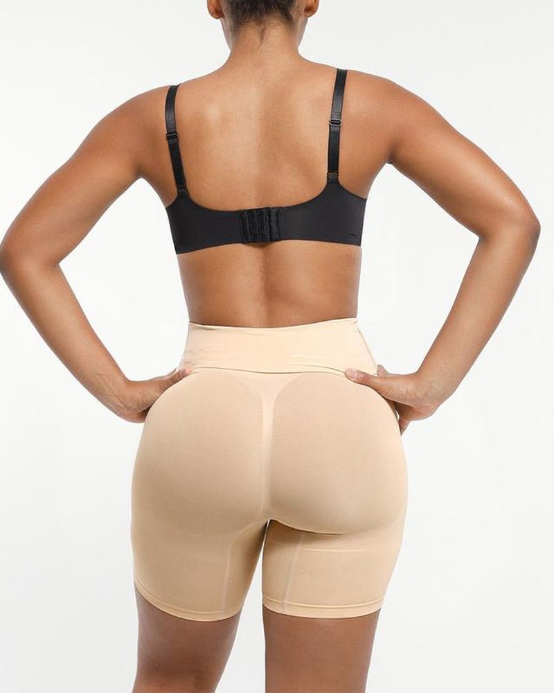 Shapellx Shapewear Sculpting Shorts for Women Seamless High Waisted Body Shaper Thigh Slimming Underwear - Novacart