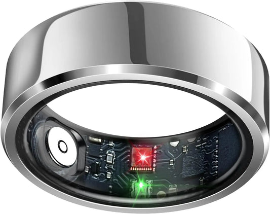Smart Ring Health Tracker, Sleep Tracker Ring with Heart Rate, WaterprComprehensive Health Monitoring: This smart ring tracks essential health metrics including sleep patterns, activity levels, heart rate, oximetry and calories burned celestauraNovacartSmart Ring Health Tracker