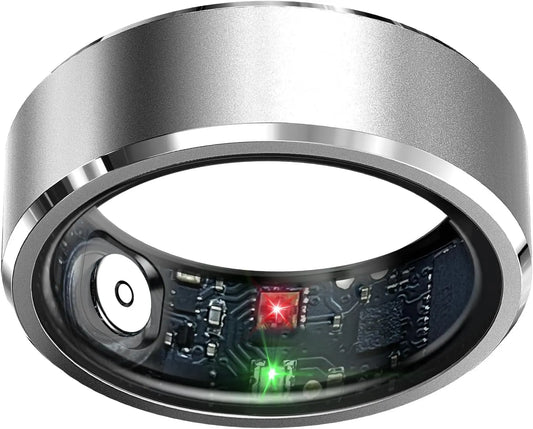 Smart Ring Health Tracker, Sleep Tracker Ring with Heart Rate, WaterprComprehensive Health Monitoring: This smart ring tracks essential health metrics including sleep patterns, activity levels, heart rate, oximetry and calories burned celestauraNovacartSmart Ring Health Tracker