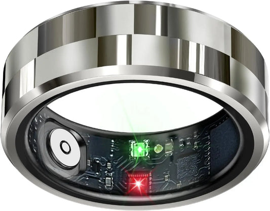 Smart Ring Health Tracker, Sleep Tracker Ring with Heart Rate,WaterproComprehensive Health Monitoring: This smart ring tracks essential health metrics including sleep patterns, activity levels, heart rate, oximetry and calories burned celestauraNovacartSmart Ring Health Tracker