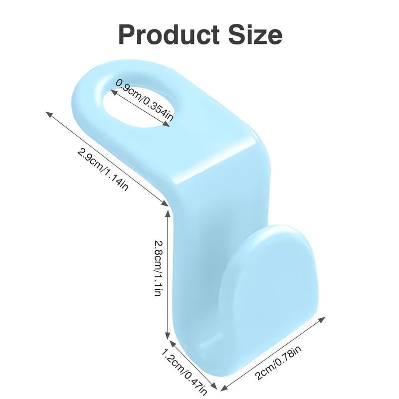 Space Saving Hangers Connector Hooks 20 Counts, High Load - Bearing Clothes Hanger Connector Hooks, Hooks for Hangers, Random Colors - Novacart