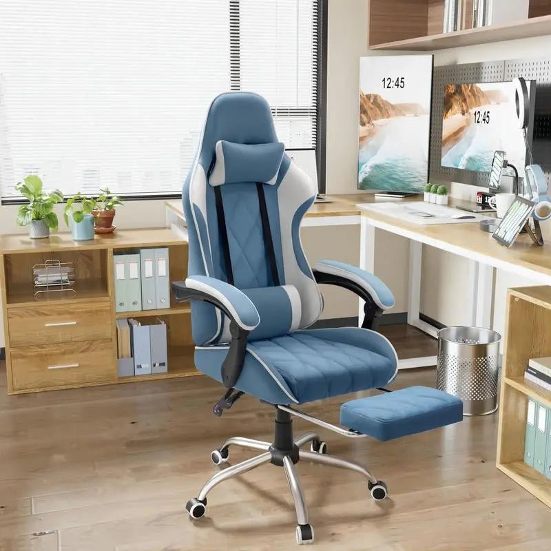 【Springtok】Homall Gaming Chair Fabric Computer Chair Massage Game ChaiProduct details
Immerse yourself in unparalleled comfort and elevate your gaming experience with our premium gaming chair. Crafted with advanced breathable fabric anNovaCartNovacartHomall Gaming Chair