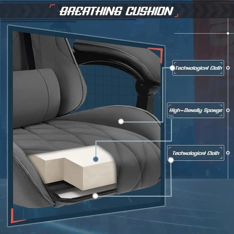 【Springtok】Homall Gaming Chair Fabric Computer Chair Massage Game ChaiProduct details
Immerse yourself in unparalleled comfort and elevate your gaming experience with our premium gaming chair. Crafted with advanced breathable fabric anNovaCartNovacartHomall Gaming Chair