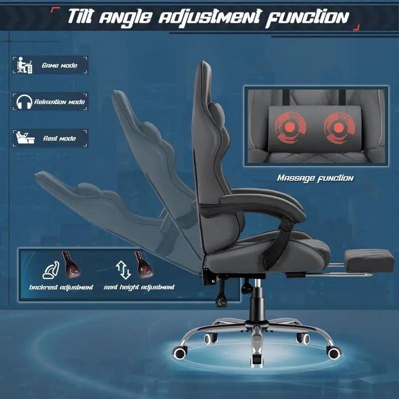 【Springtok】Homall Gaming Chair Fabric Computer Chair Massage Game ChaiProduct details
Immerse yourself in unparalleled comfort and elevate your gaming experience with our premium gaming chair. Crafted with advanced breathable fabric anNovaCartNovacartHomall Gaming Chair