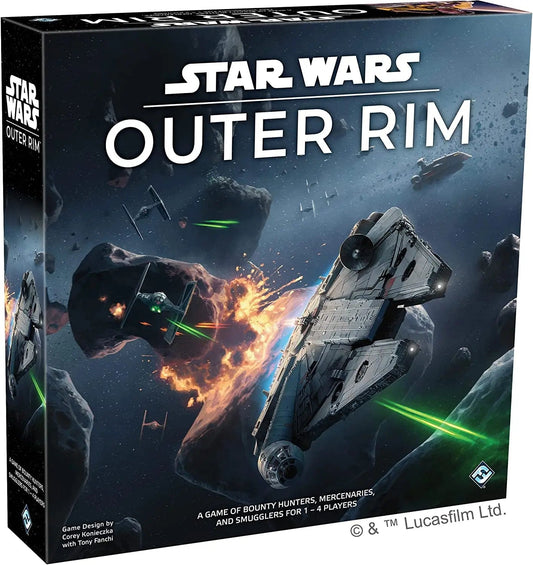 Star Wars Outer Rim Board Game | Strategy Game | Adventure Game for AdTAKE TO THE STARS AND BECOME A LIVING LEGEND: In this game of bounty hunters, mercenaries, and smugglers, you take on the role of an underworld denizen setting out tAsmodeeNovacartStar Wars Outer Rim