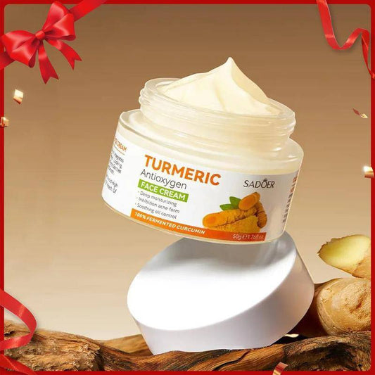 Turmeric Face Cream, Moisturizing Face Cream, Hydrating Nourishing Brightening Face Cream, Face Lotion for Women and Men, Hydrating Serum for Face, Daily Skin Care Product, Face Moisturizer, Smooth, Hydrate Face Care Products - Novacart