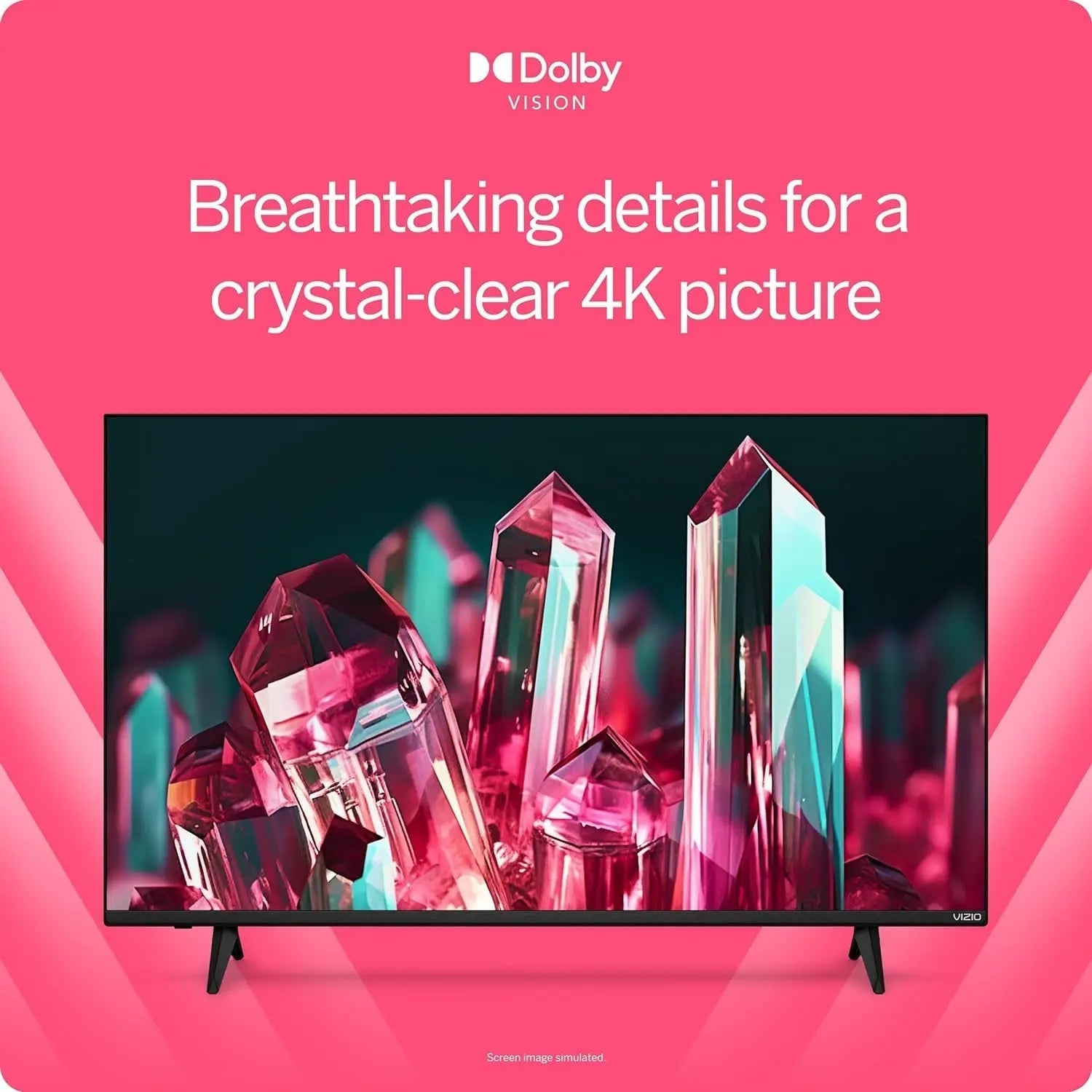 VIZIO 50-Inch V-Series 4K UHD LED Smart TV with Voice Remote, Dolby Vi4K Ultra HD - Over 8 million pixels for breathtaking detail. 4 times the resolution of 1080p!
Dolby Vision HDR and HDR10 - See it the way the director intended. DolbVIZIONovacartVIZIO 50-Inch V-Series