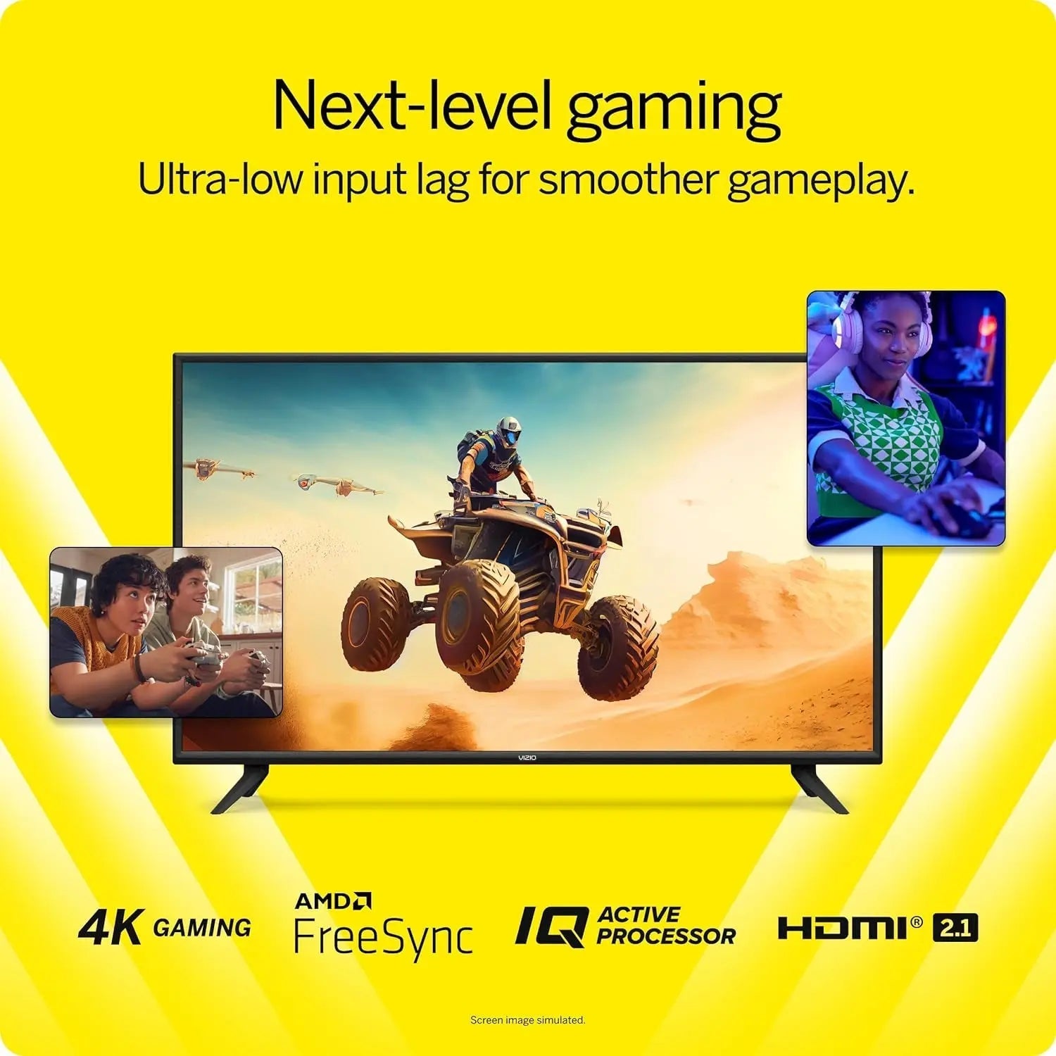 VIZIO 50-Inch V-Series 4K UHD LED Smart TV with Voice Remote, Dolby Vi4K Ultra HD - Over 8 million pixels for breathtaking detail. 4 times the resolution of 1080p!
Dolby Vision HDR and HDR10 - See it the way the director intended. DolbVIZIONovacartVIZIO 50-Inch V-Series