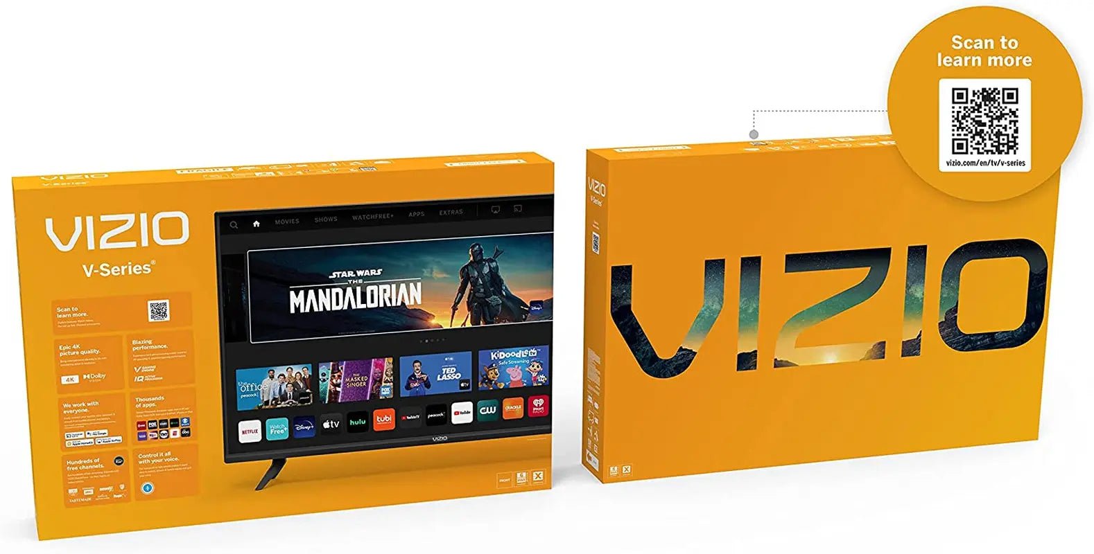 VIZIO 50-Inch V-Series 4K UHD LED Smart TV with Voice Remote, Dolby Vi4K Ultra HD - Over 8 million pixels for breathtaking detail. 4 times the resolution of 1080p!
Dolby Vision HDR and HDR10 - See it the way the director intended. DolbVIZIONovacartVIZIO 50-Inch V-Series