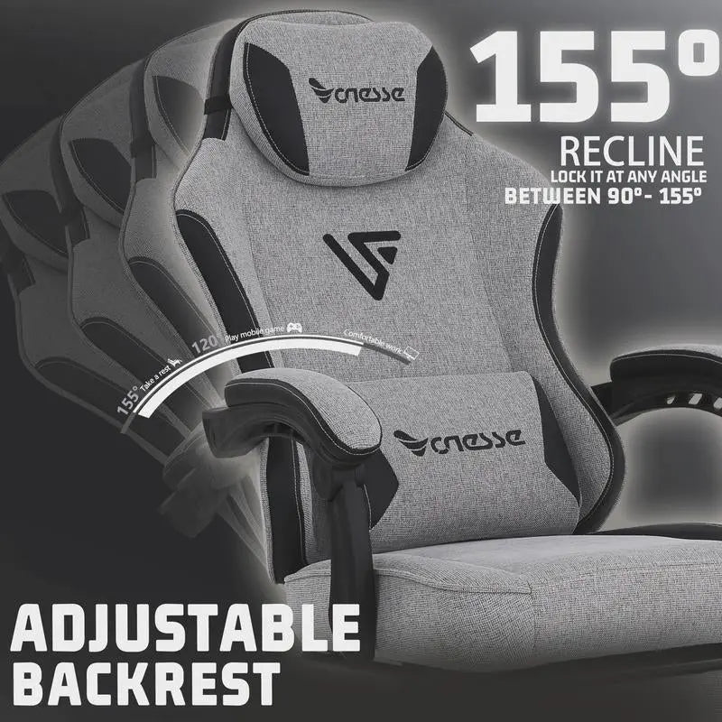 Vonesse Gaming Chair, Computer Chair Fabric with Pocket Spring CushionAbout this item

Fabric Gaming Chair with Highly Breathable properties:The surface of the Vonesse gaming chair is covered with a layer of soft and breathable fabric.NovaCartNovacartVonesse Gaming Chair
