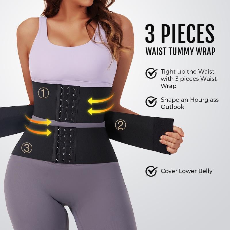 Waist Trainer for Women Corset Shapewear Tummy Control Segmented Waist Cincher Workout Girdle - Novacart