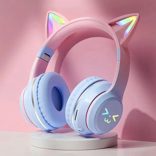 Wireless Headphones, Cat Ear Design Headphone with Built-In MicrophoneNovaCartNovacartWireless Headphones
