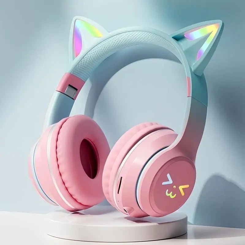 Wireless Headphones, Cat Ear Design Headphone with Built-In MicrophoneNovaCartNovacartWireless Headphones