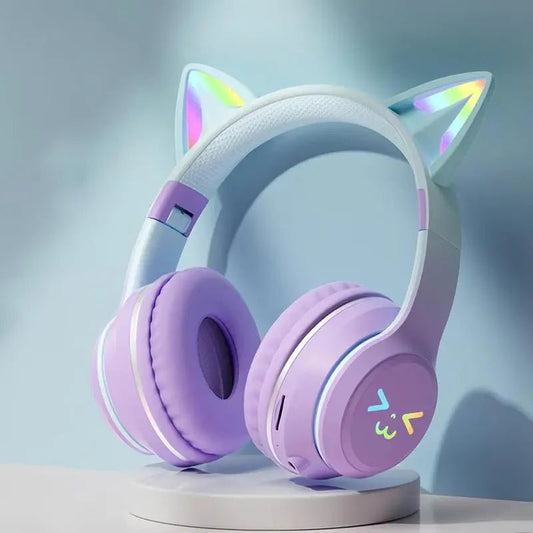 Wireless Headphones, Cat Ear Design Headphone with Built-In MicrophoneNovaCartNovacartWireless Headphones