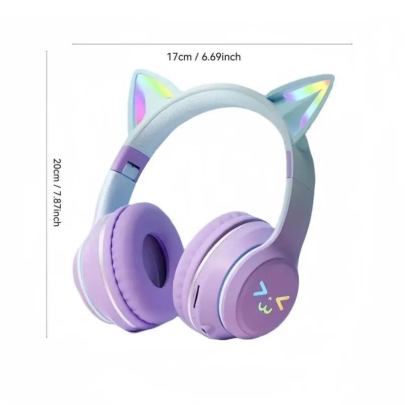 Wireless Headphones, Cat Ear Design Headphone with Built-In MicrophoneNovaCartNovacartWireless Headphones
