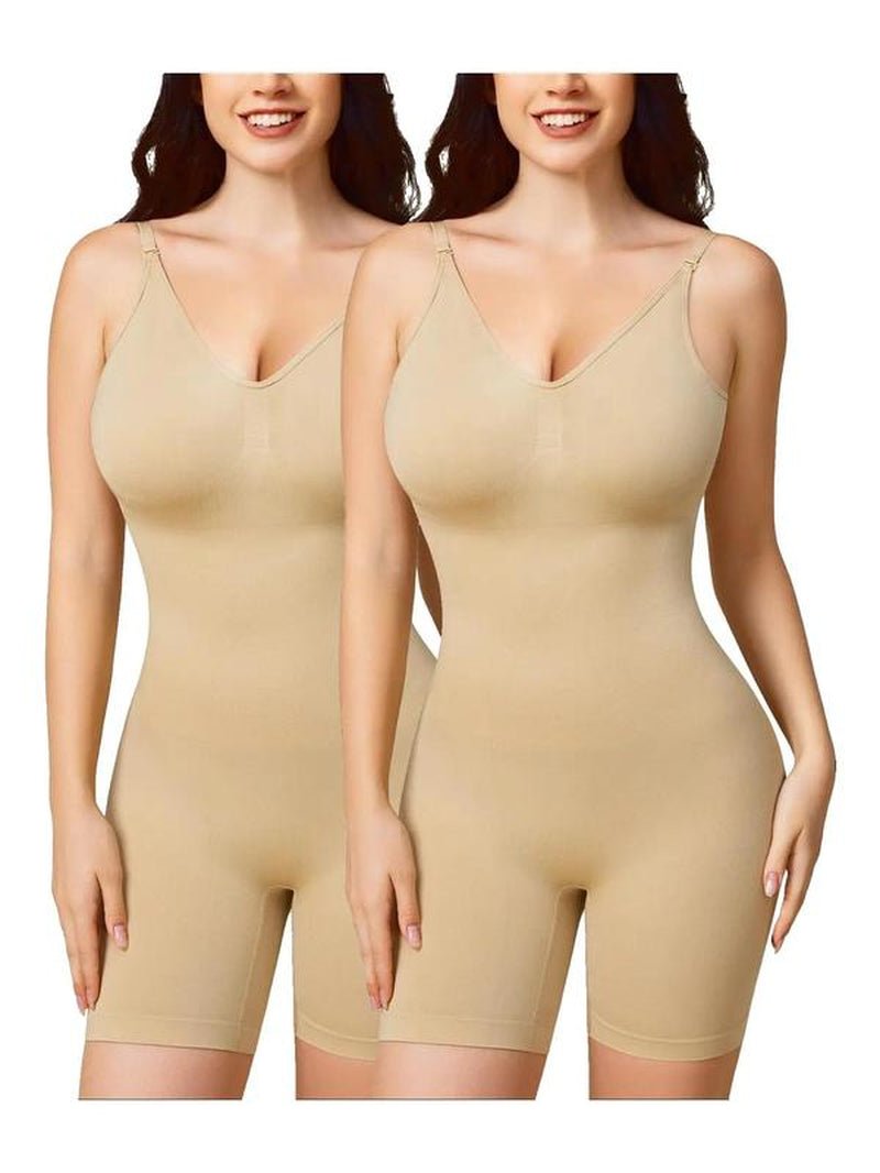 Women'S Backless Fajas Cami Shapewear Romper, Adjustable Strap Tummy Control Shapewear Bodysuit, Summer Shapewear Clothing, Highwaist Girdle - Novacart