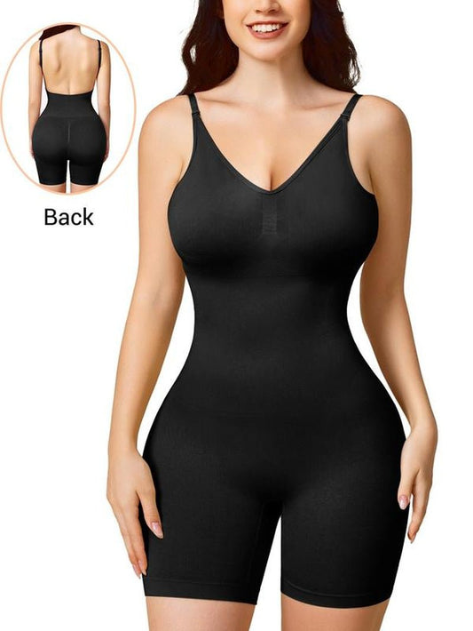 Women'S Backless Fajas Cami Shapewear Romper, Adjustable Strap Tummy Control Shapewear Bodysuit, Summer Shapewear Clothing, Highwaist Girdle - Novacart