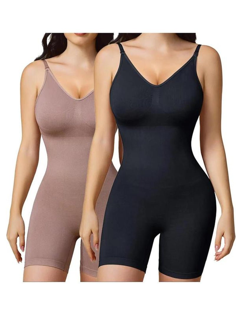 Women'S Backless Fajas Cami Shapewear Romper, Adjustable Strap Tummy Control Shapewear Bodysuit, Summer Shapewear Clothing, Highwaist Girdle - Novacart