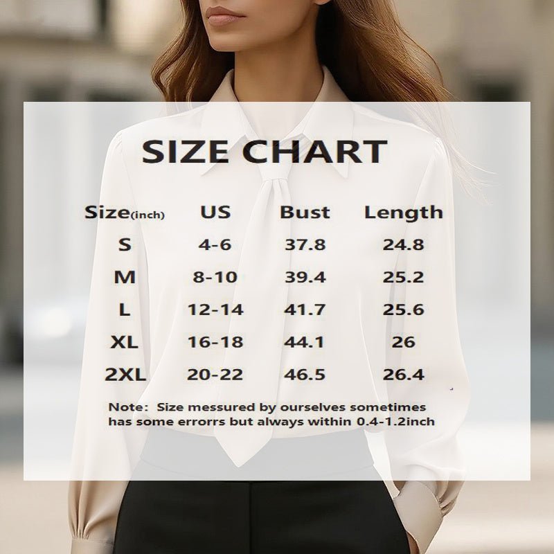 Women's Solid Color Long Sleeve Classic Shirt - Machine Washable Versatile Top For Casual & Office Wear - Novacart